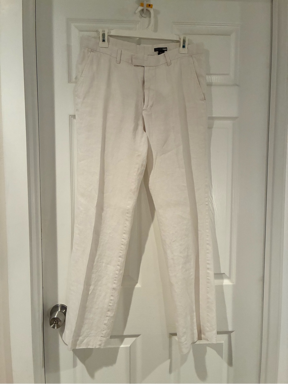 H&M White Linen  Pants